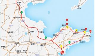 山东旅游景点地图 山东旅游景点地图
